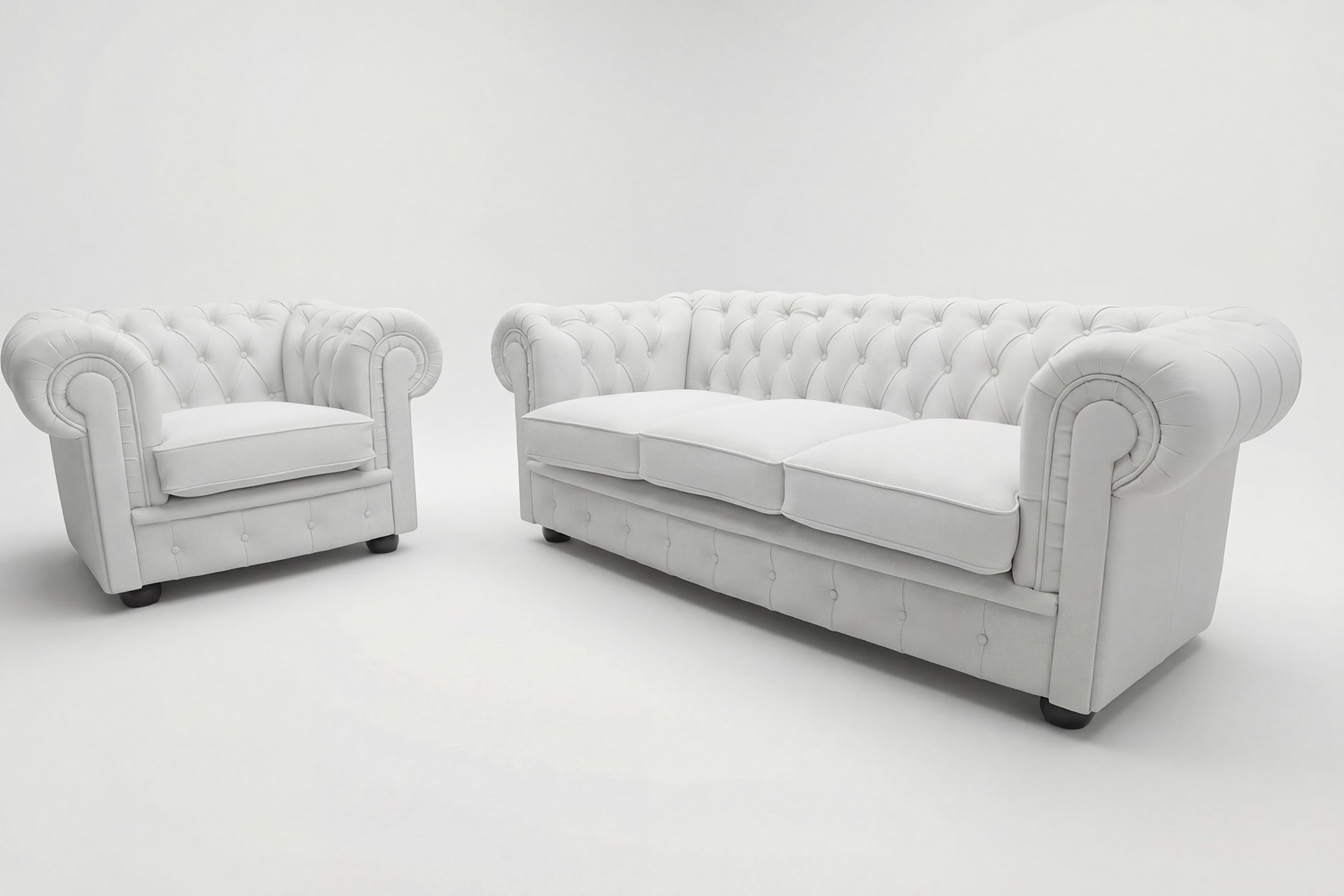Klasyczny wypoczynek skórzany Chesterfield w salonie mebli w Rzeszowie
