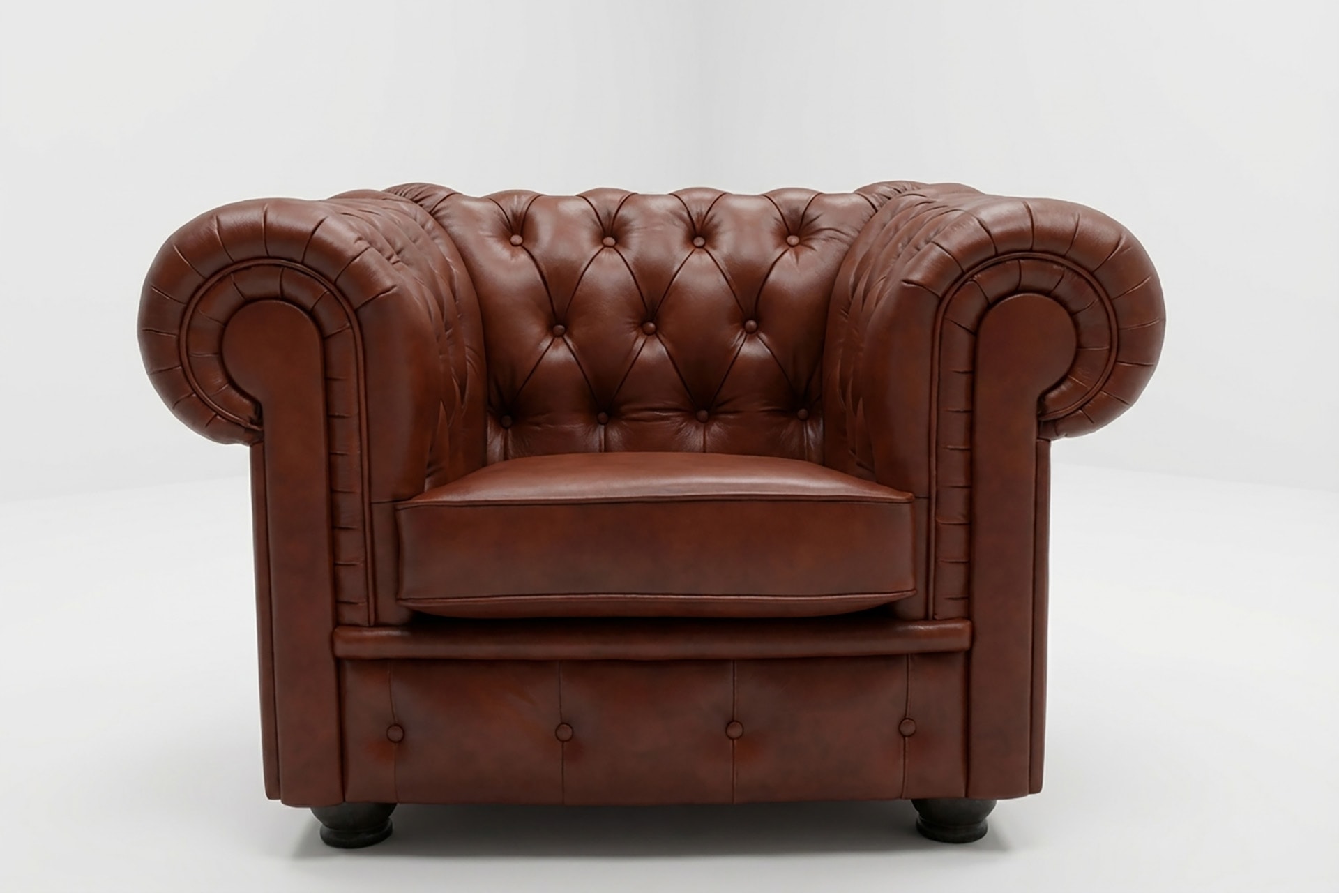 Klasyczny wypoczynek skórzany Chesterfield w salonie mebli AMRes Rzeszów